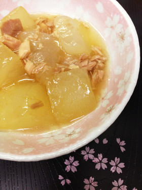 夏にぴったり 冬瓜とシーチキンの煮物