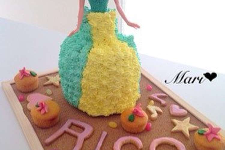 世界に一つ アリエルのケーキ 3歳bd レシピ 作り方 By Mari クックパッド