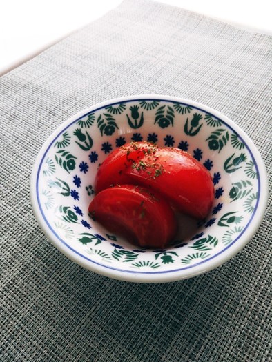 漬け込みトマトの写真