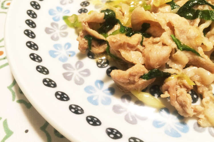 しそ大量消費 しそと豚肉の炒め物 レシピ 作り方 By ちかえい クックパッド 簡単おいしいみんなのレシピが352万品