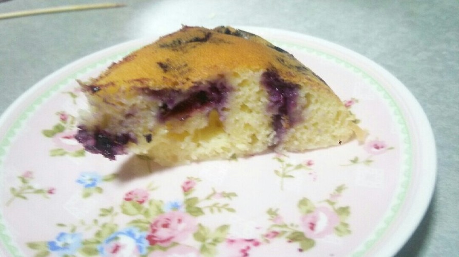 炊飯器deブルーベリーのヨーグルトケーキの画像