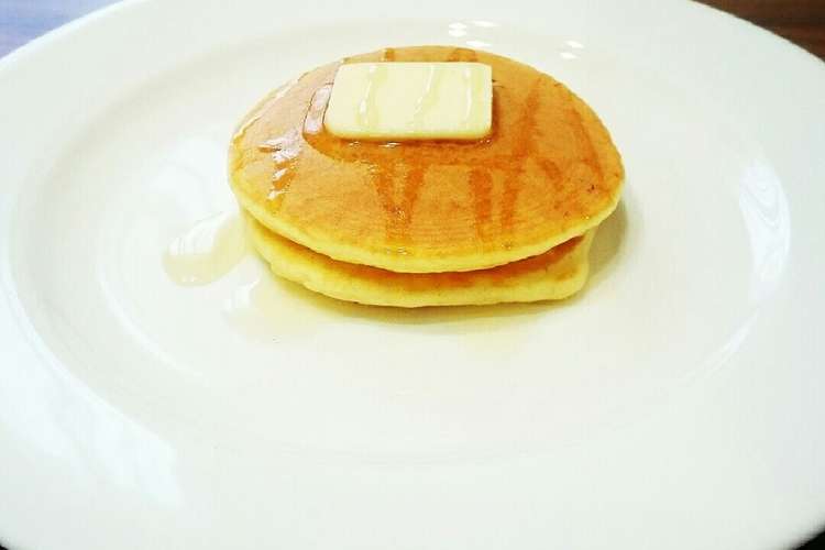 ふわふわパンケーキ ホットケーキ粉で レシピ 作り方 By Mayu80 クックパッド 簡単おいしいみんなのレシピが355万品