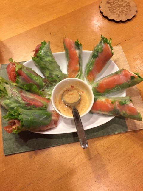 生BLT春巻きのレシピ