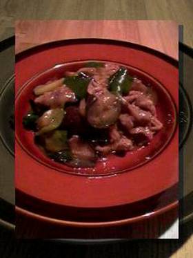 なすぴー&豚肉のピリ辛炒め