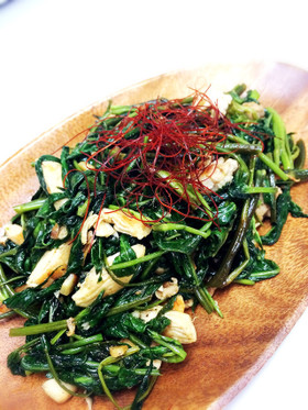 栄養満点 タイ風 ☆空芯菜炒め☆