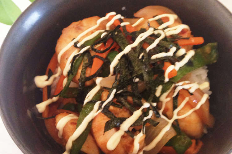 簡単 すぐ出来る むね肉の焼肉丼 レシピ 作り方 By みちのおうち クックパッド 簡単おいしいみんなのレシピが352万品