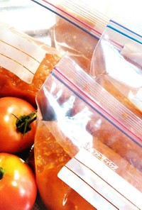 トマト大量消費♡自家製トマトソース