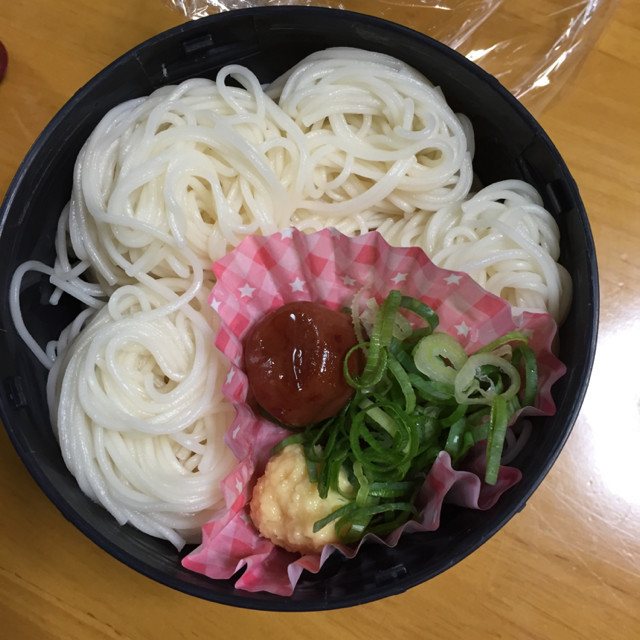 夏のそうめん弁当の画像