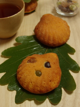 柏餅風マドレーヌ