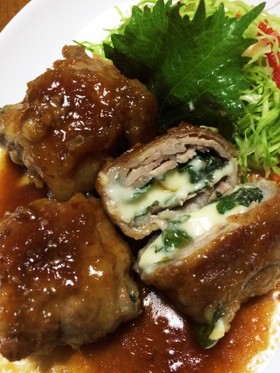 青じそチーズの✨豚バラ巻き巻き✨