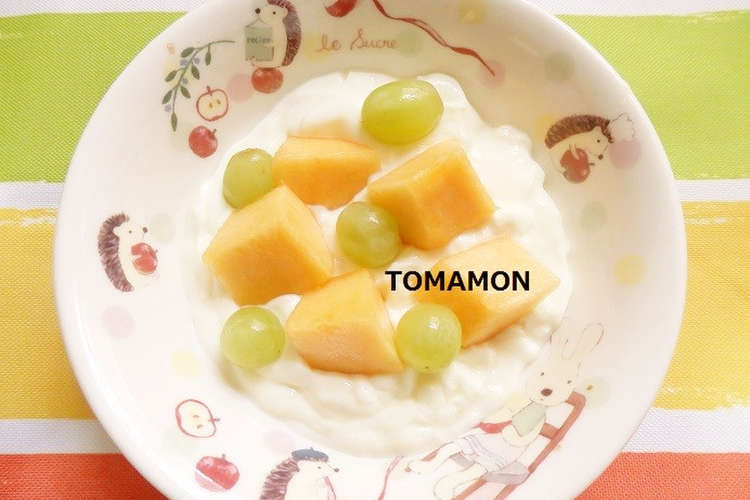 簡単 常夏フルーツヨーグルトダイエット レシピ 作り方 By とまモンカフェ クックパッド