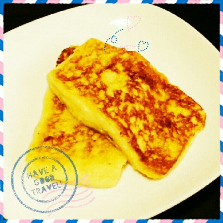 素麺×フレンチトーストの画像
