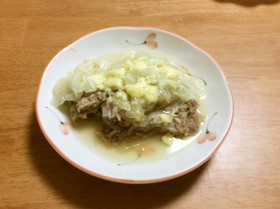 豚ひき肉とキャベツの重ね煮