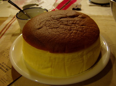 スフレチーズケーキ(15cm型）の写真