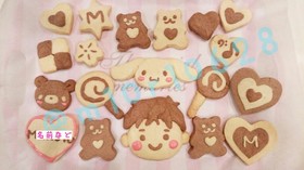 バレンタインなどに♡キャラクッキー