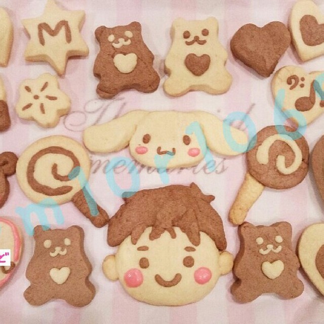 バレンタインなどに キャラクッキー レシピ 作り方 By みおりんごさん クックパッド 簡単おいしいみんなのレシピが350万品