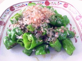 土佐甘とうのめんつゆ炒め