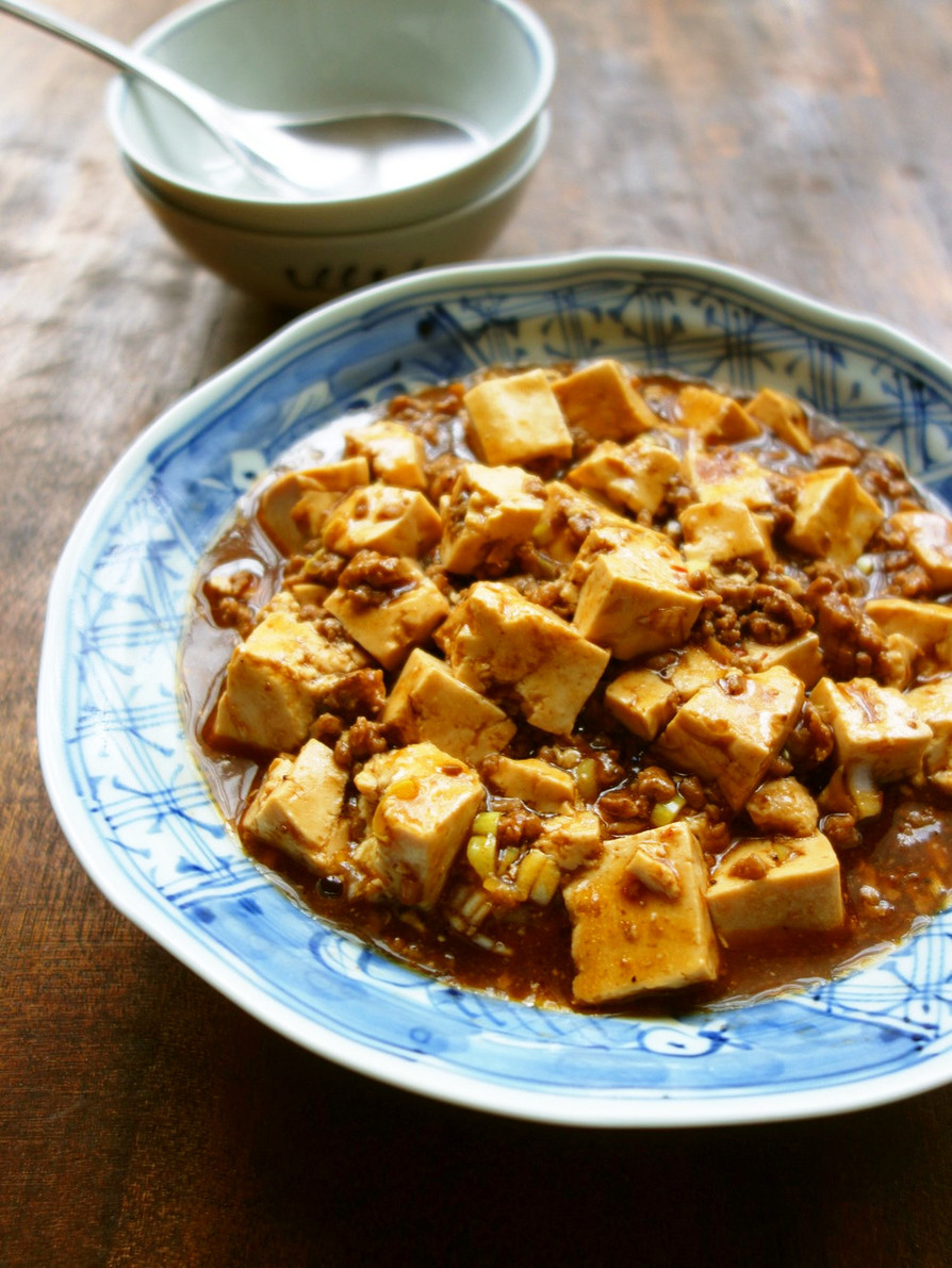 ピリ辛にんにく味噌の麻婆豆腐の画像