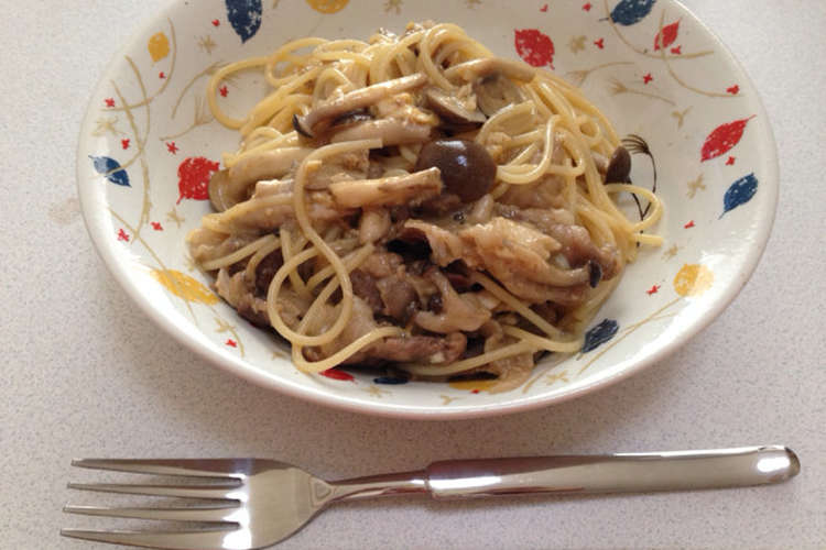 簡単 牛とぶなしめじの すき焼き風パスタ レシピ 作り方 By 相沢 脂肪蛋白大好き クックパッド 簡単おいしいみんなのレシピが357万品