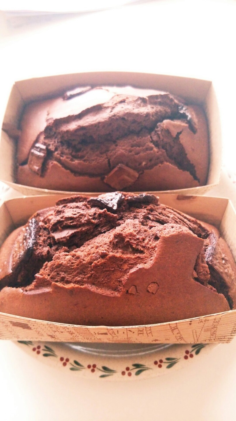  チョコパウンドケーキの画像