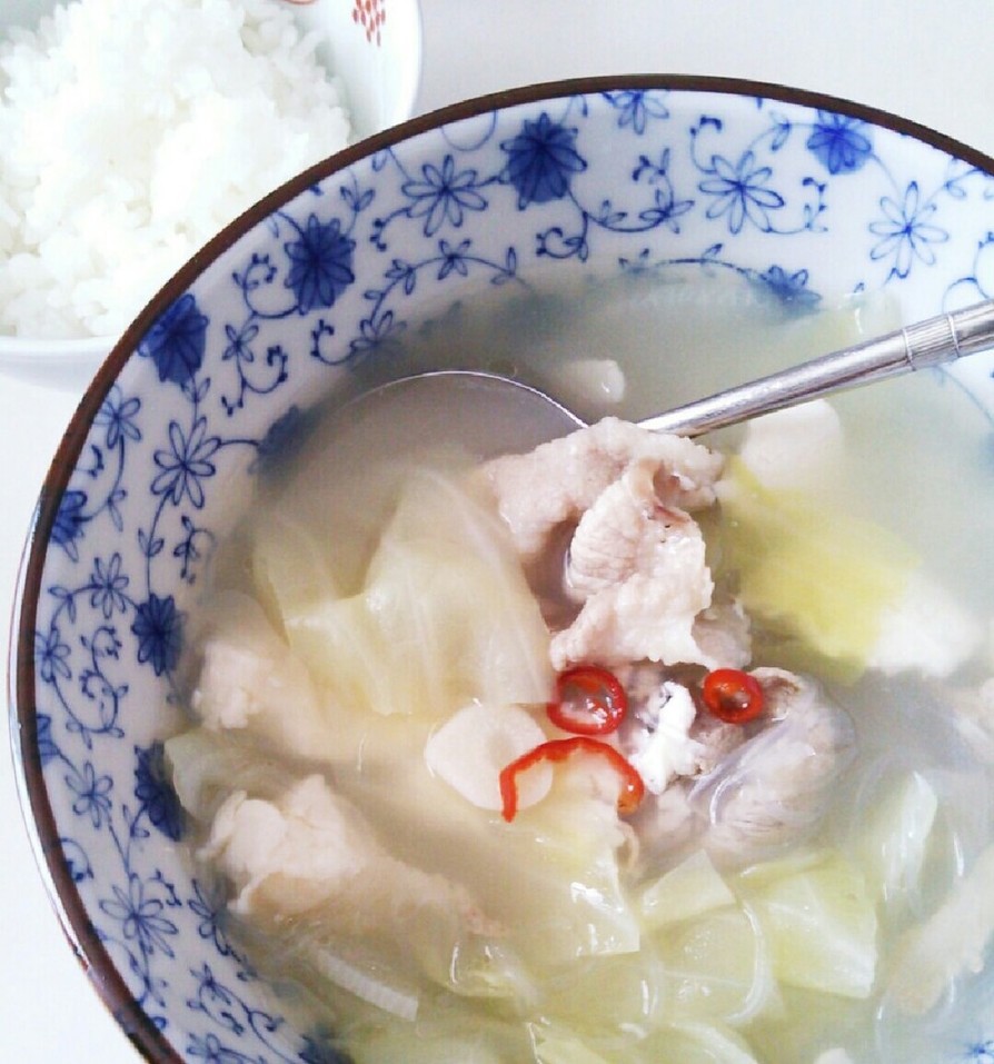 食欲ない日のクッパ風スープの画像