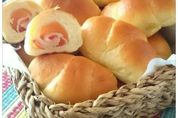 手捏ねパン ふわふわハムマヨロールパン レシピ 作り方 By まなげ クックパッド 簡単おいしいみんなのレシピが360万品