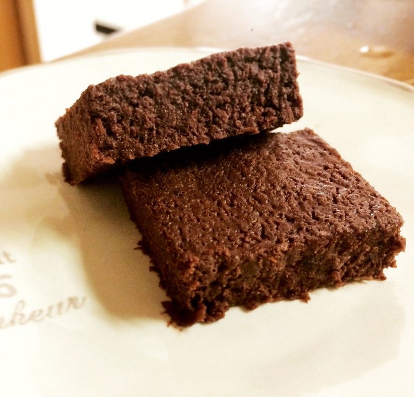 サンタハットブラウニーのレシピ