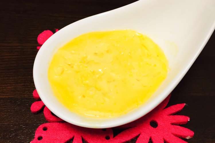 離乳食中期 3分でたまごの黄身の茶碗蒸し レシピ 作り方 By りひ ママ クックパッド 簡単おいしいみんなのレシピが370万品