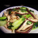 青梗菜と生椎茸の炒め
