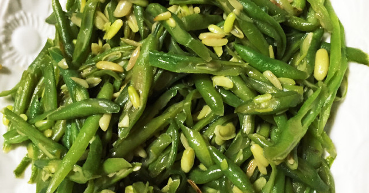 妊婦ママのさやいんげんの炒め物 レシピ 作り方 By おめぽ クックパッド 簡単おいしいみんなのレシピが357万品