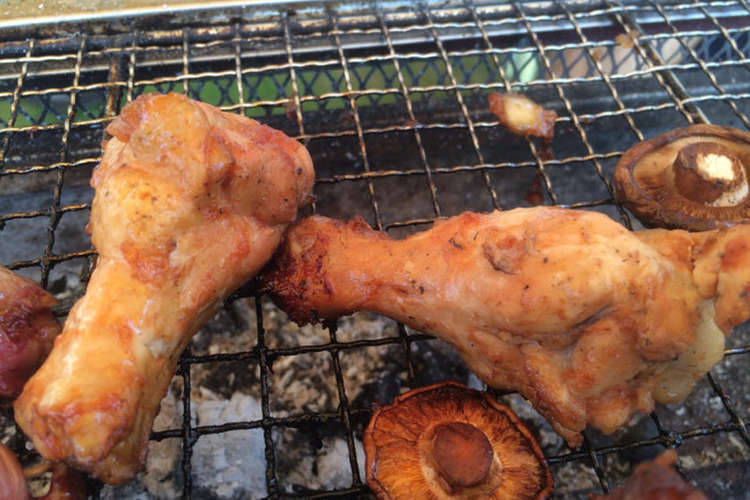 男のアウトドア 最強のバーベキューチキン レシピ 作り方 By クッキングヘッド クックパッド
