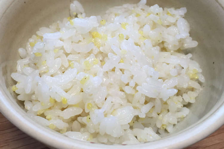 炊飯器でもちきびご飯の炊き方 レシピ 作り方 By たいちのさっちゃん クックパッド