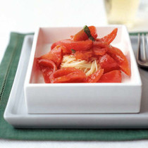 トマトの冷製カペッリーニ