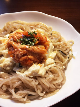 ダイエット!超簡単♪激旨キムマヨ蒟蒻麺