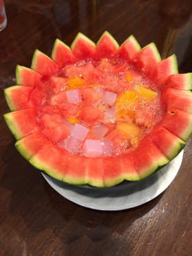 スイカ フルーツポンチ