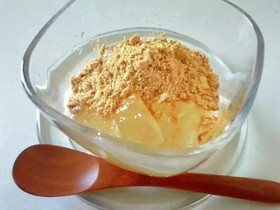 簡単!片栗粉deわらびもち(風)