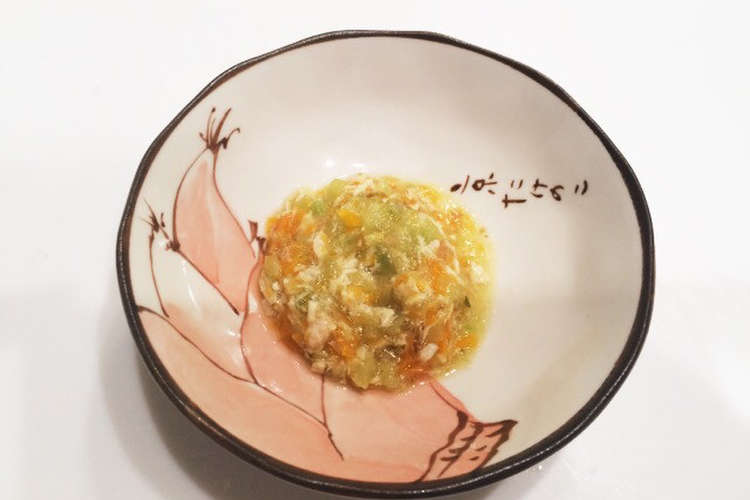 離乳食中期 きゅうりと人参と白身魚の煮物 レシピ 作り方 By 美仁位 クックパッド 簡単おいしいみんなのレシピが360万品