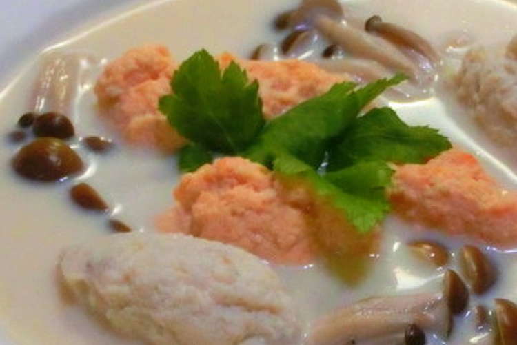 魚すり身団子の塩麹豆乳スープ レシピ 作り方 By きりまりママ クックパッド