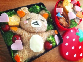 初心者☆簡単☆リラックマキャラ弁