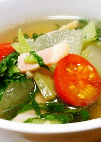◆さっぱり！冬瓜とトマトの野菜スープ◆