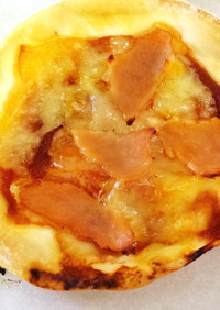クッキングレシピ★  餃子の皮のピザ