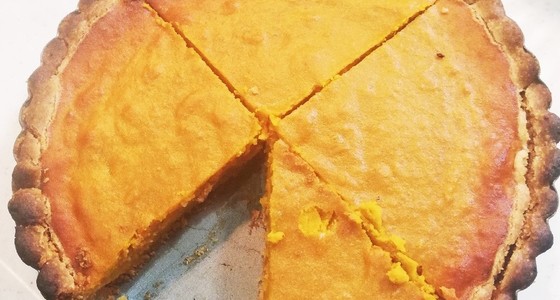 パンプキンフルーツパイのレシピ