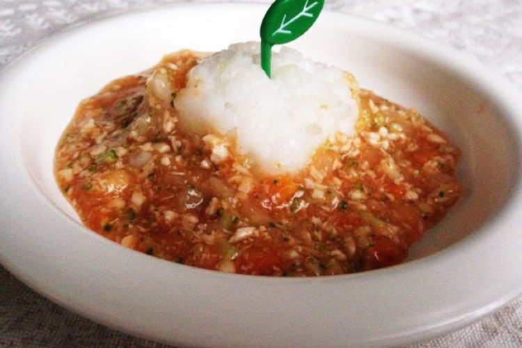 トマトチキンライス 離乳食中期 レシピ 作り方 By ちょこnana クックパッド 簡単おいしいみんなのレシピが356万品