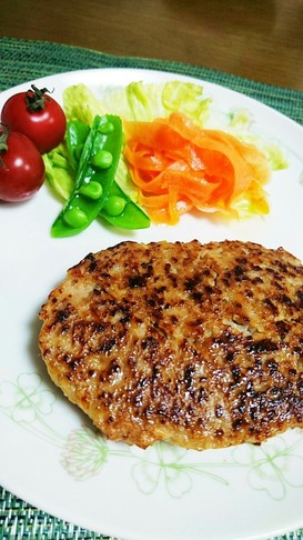 鶏ミンチの和風ハンバーグ