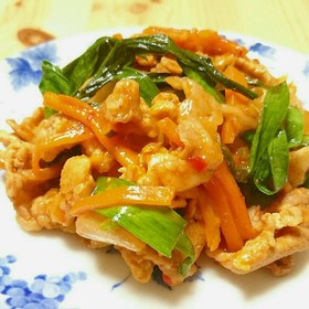 ご飯がすすむ★コクうま豚キムチ