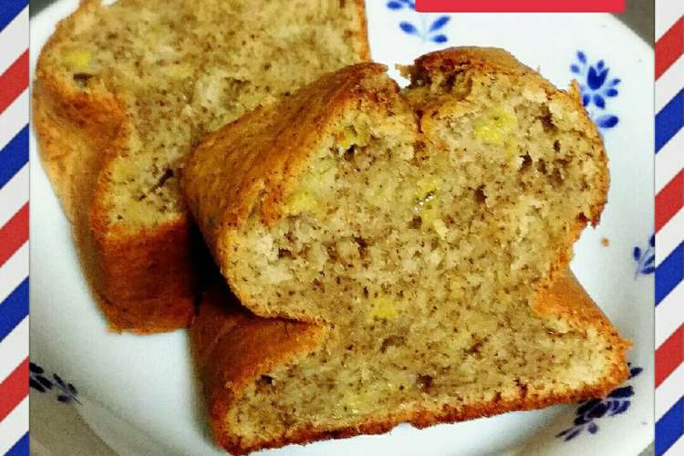甘さ控えめ バナナと紅茶のパウンドケーキ レシピ 作り方 By ちょこにん クックパッド 簡単おいしいみんなのレシピが375万品