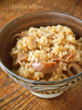 缶詰めde簡単!炊飯イカめし