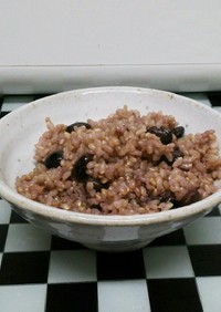 玄米ご飯【黒豆入り】