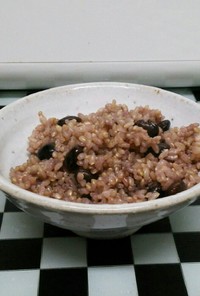 玄米ご飯【黒豆入り】