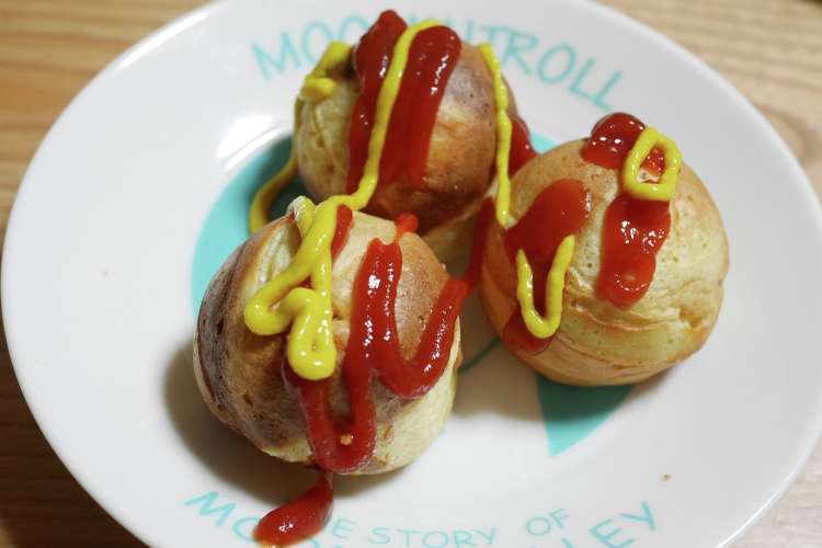 たこ焼き器でミニアメリカンドッグ レシピ 作り方 By Eriko0305 クックパッド 簡単おいしいみんなのレシピが352万品